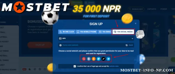 Social Media register facebook